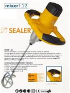 MESCOLATORE SEALER 1200W + FRUSTA M14 ø120 ART.43001