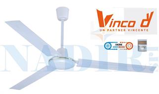 VENTILATORE DA SOFFITTO 60W + SELETTORE DA PARETE + GANCIO SOFFITTO