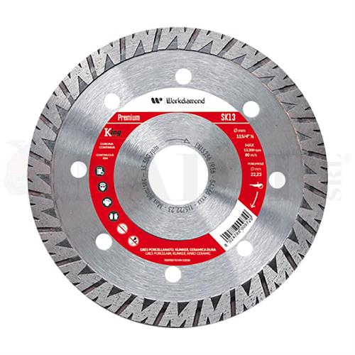 DISCO DIAMANTATO LASER FRECCIA ROSSA GRES ø115X1.2 WORKDIAMOND