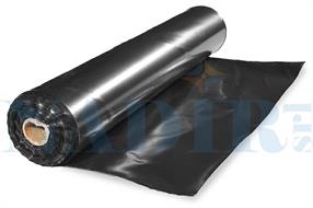 FOGLIA BARRIERA VAPORE POLIETILENE 300µm NERA MT.6X25 150MQ/RT