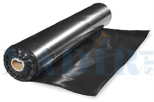 FOGLIA BARRIERA VAPORE POLIETILENE 300µm NERA MT.6X25 150MQ/RT