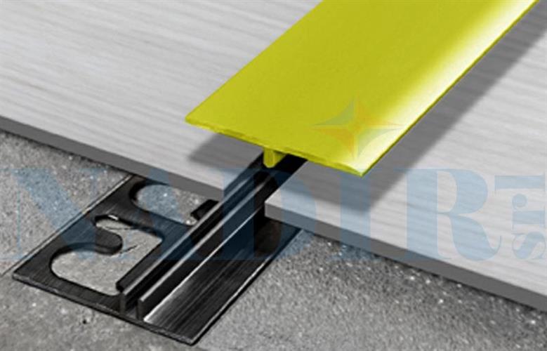 PROFILO ALLUMINIO GIUNTO LVT-SOL 30P CM.270 COLORE ALLUMINIO ORO