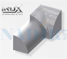 CAPSULA INTERNA TONDA INOX SPAZZOLATO SATINATO H.10