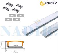 PROFILO LINEARE CARTONGESSO CM.200 PER STRIP LED MM.15