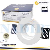 PORTAFARETTO GESSO LED INCASSO CARTONGESSO TONDO 100
