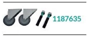 KIT RUOTE PIU' MANIGLIE PER BANCO SEGA IMER ART.1187635