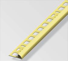 PROFILO JOLLY TONDO ALLUMINIO ORO BRILLANTATO H.10 CM.250