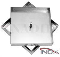 SIGILLO INOX AISI 304 LEGGERO SP10/10+BULLONE 33X33X5