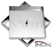 SIGILLO INOX AISI 304 LEGGERO SP10/10+BULLONE 63X63X5