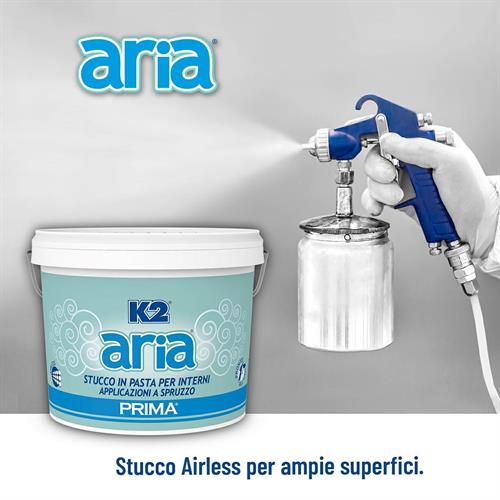 STUCCO IN PASTA ARIA K2 PER AIRLESS KG.20