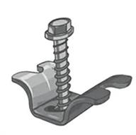 MINI CONNETTORE CALCESTRUZZO CENTRO STORICO VITE ø10X70MM CF.100PZ
