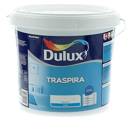 IDROPITTURA TRASPIRANTE BIANCA AKZONOBEL DULUX TRASPIRA LT.10