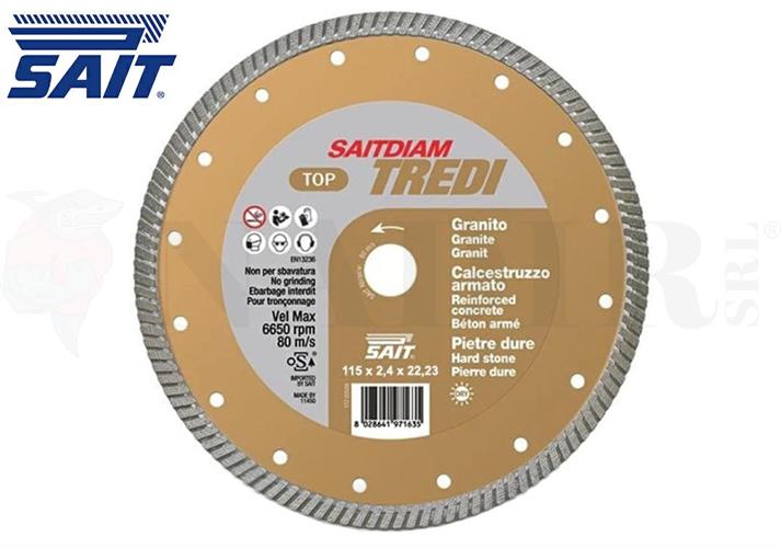 DISCO DIAMANTATO SAITDIAM-TU TREDI TURBO ø115X2.4