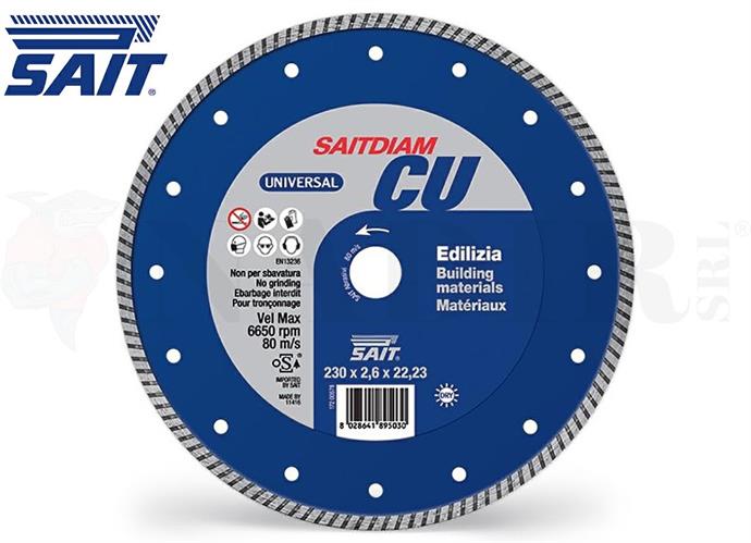 DISCO DIAMANTATO SAITDIAM-TU CU TURBO ø230X2.6