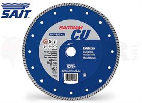 DISCO DIAMANTATO SAITDIAM-TU CU TURBO ø230X2.6