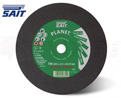 DISCO ABRASIVO PIANO SAIT PLANET-TM C 46 Q MARMO ø230X2.0MM