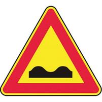 SEGNALE STRADALE D&B STRADA DEFORMATA CM.90 FIG.389 CLASSE 1