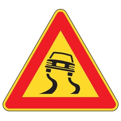 SEGNALE STRADALE D&B STRADA SDRUCCIOLEVOLE FIG.22G CLASSE 1
