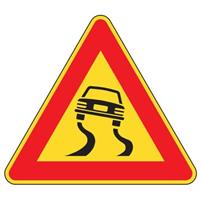 SEGNALE STRADALE D&B STRADA SDRUCCIOLEVOLE FIG.22G CLASSE 1