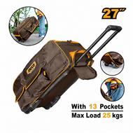 BORSONE INGCO CON RUOTE CON 13 TASCHE 68,5X29,5X32CM