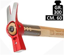 MARTELLO CARPENTIERE L'INGEGNERE GR.300 MANICO LEGNO CM.60