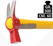 MARTELLO CARPENTIERE L'INGEGNERE GR.300 MANICO FIBRA CM.60