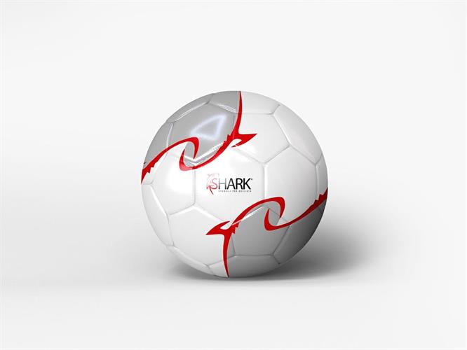 PALLONE DA CALCIO SHARK CUCITO N°5 400 GRAMMI