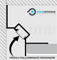 PROFILO DI COPERTURA POLICARBONATO CM.200 PER STRIP PROSHADOW
