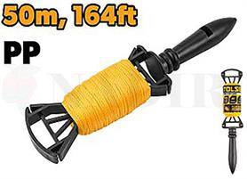LENZA NYLON GIALLO FLUO MT.50MT TOOLSEN