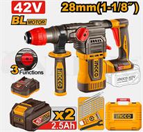 MARTELLO DEMOLITORE 42V BRUSHLESS A BATTERIA 3 FUNZ. CRHLI422882E