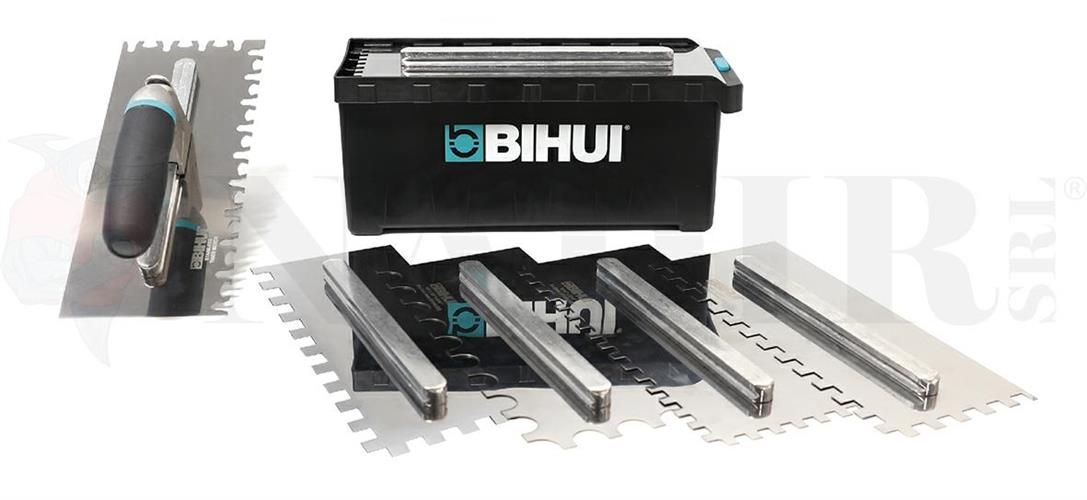 BIHUI SET FRATTONI DENTATI MM.280X115 MANICO INTERCAMBIABILE