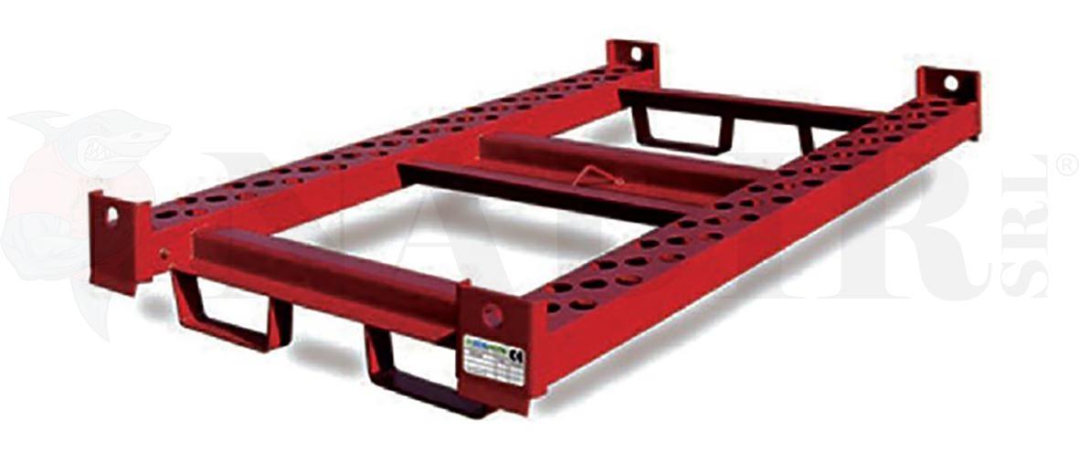 CONTENITORE PER TELAIO PRINCIPALE PONTEGGIO 105 CM.123X230X10