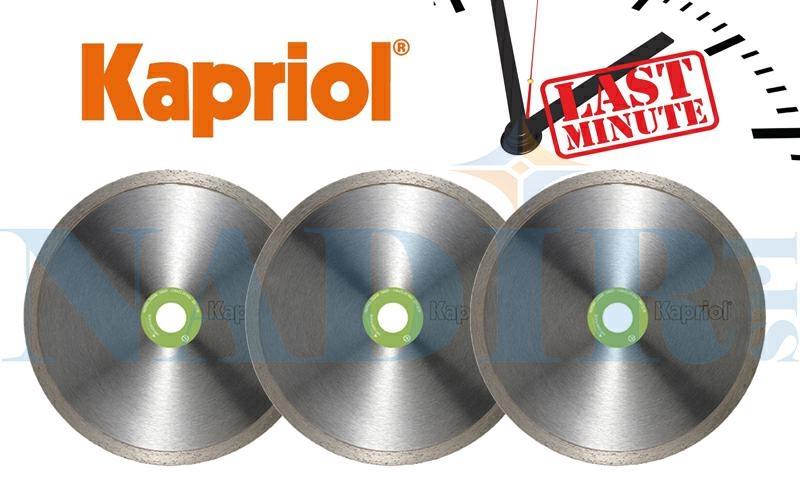 SETTEMBRE IN GIOCO SET 3 DISCO DIAMANTATO KAPRIOL CERAMICA ø115