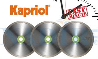 SET 3 DISCO DIAMANTATO KAPRIOL CERAMICA ø115