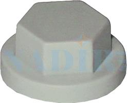 CAPPUCCIO VITI TE CHIAVE 10 BIANCO-GRIGIO RAL 9002 CF.200PZ