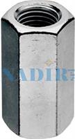 DADO ESAGONALE DI GIUNZIONE M 8X30 X BARRA FILETTATA