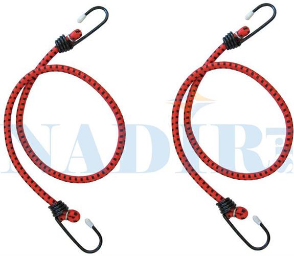 FUNE ELASTICA BAGAGLI TRADIZIONALE GANCI FERRO ø8X1.5MT CF.2PZ