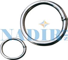 ANELLI SALDATI ZINCATI X CATENE ø25  FILO ø 4.4 CF.200PZ