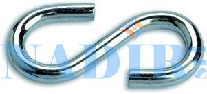 GANCIO S ZINCATO X CATENE N°23 ø5.9 53x32MM CF.150PZ