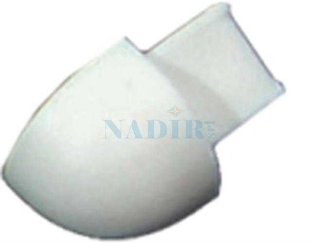 CAPSULA ESTERNA TONDA IN PVC BIANCO H.10 CF.100PZ