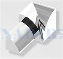 CAPSULA INTERNA TONDA ALLUMINIO LUCIDO PROFILO JOLLY H.10