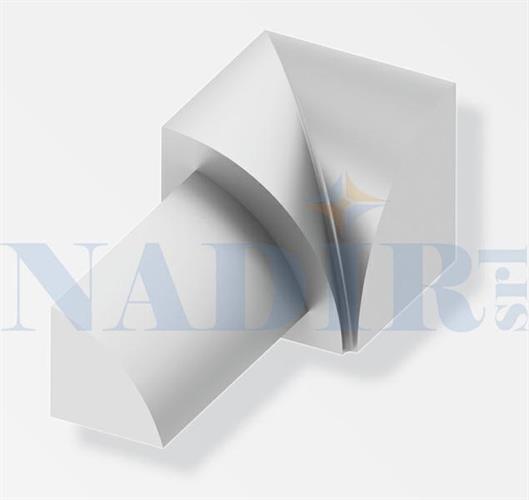 CAPSULA INTERNA TONDA ALLUMINIO ARGENTO PROFILO JOLLY H.10