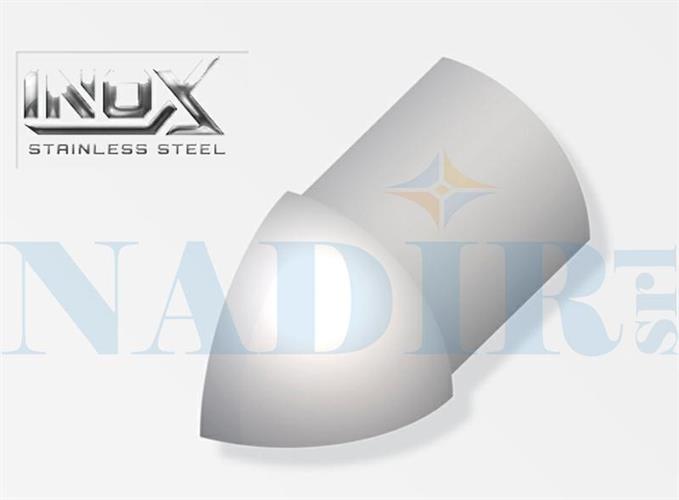 CAPSULA ESTERNA TONDA INOX LUCIDA H.10