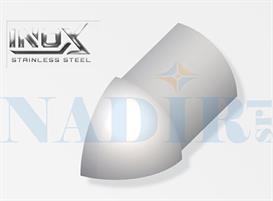 CAPSULA ESTERNA TONDA INOX LUCIDA H.10