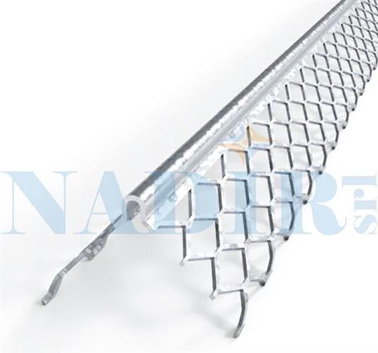 PARASPIGOLO RETINATO SOTTO INTONACO 105A ALLUMINIO 5 MAGLIE CM.280