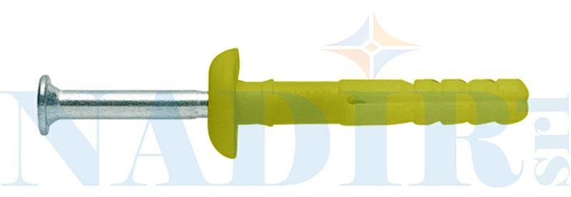 TASSELLO PERCUSSIONE CARTONGESSO TESTA BOMBATA ø6X38