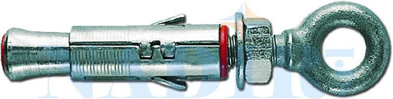 TASSELLO ACCIAIO OCCHIO CHIUSO M6 FORO ø10X45