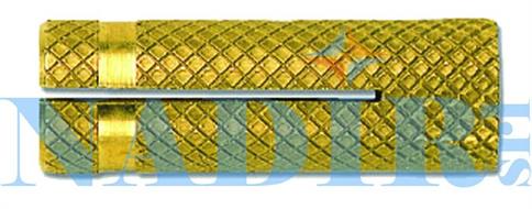 TASSELLO OTTONE FILETTATO M8 ø10X28