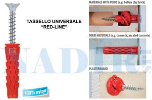 TASSELLO UNIVERSALE CON VITE ø6X30