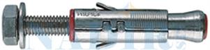 TASSELLO ACCIAIO TESTA ESAGONALE M8 FORO ø12X52